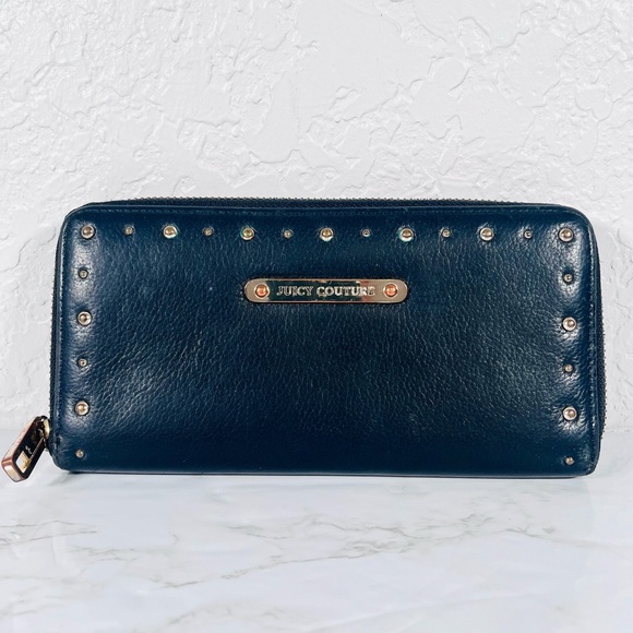 Juicy Couture Black Studded Wallet - Picture 1 of 9